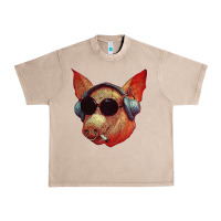 French Oak Blodwyn pig Urban Heavy Tee - DesignPulse