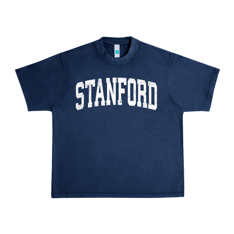 Stanford California Ca Vintage Athletic Sports Design T Shirt Urban Heavy Tee by DesignPulse | Teevron