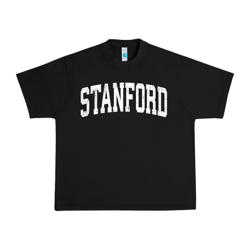 Stanford California Ca Vintage Athletic Sports Design T Shirt Urban Heavy Tee by DesignPulse | Teevron