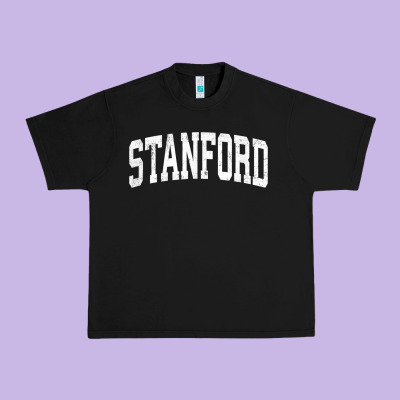 Stanford California Ca Vintage Athletic Sports Design T Shirt Urban Heavy Tee Designed By Designpulse