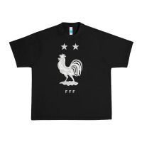 Black FFF Two Stars Urban Heavy Tee - DesignPulse