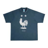 Midnight Navy FFF Two Stars Urban Heavy Tee - DesignPulse