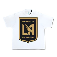 White LAFC Urban Heavy Tee - DesignPulse