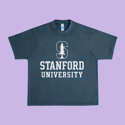 Stanford University Logo Urban Heavy Tee Designed By Designpulse