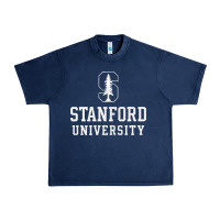 Navy stanford university logo Urban Heavy Tee - DesignPulse