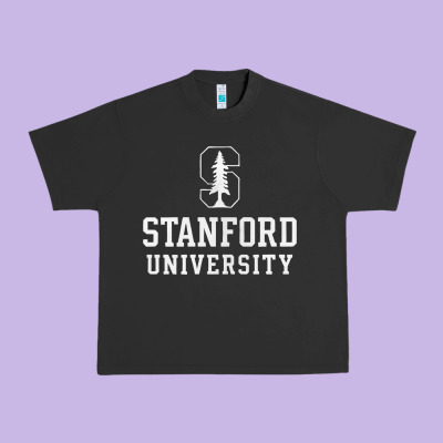 Stanford University Logo Urban Heavy Tee Designed By Designpulse