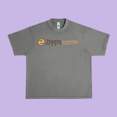 Ziggi's Coffee Urban Heavy Tee Designed By Designpulse