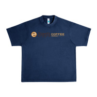 Navy ziggi's coffee Urban Heavy Tee - DesignPulse