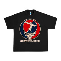 Black grateful dude Urban Heavy Tee - DesignPulse