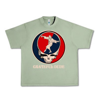 Oil Green grateful dude Urban Heavy Tee - DesignPulse