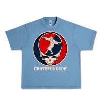 Pebble Blue grateful dude Urban Heavy Tee - DesignPulse