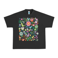 Cute Birds T  Shirt Birds And Blooms   Cute Floral Pattern By Cecca De Urban Heavy Tee | Teevron