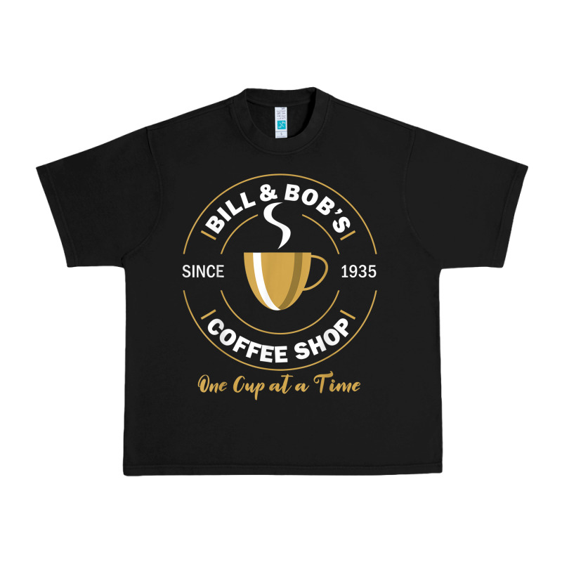 Bill And Bob Coffee Shop Aa Recovery Gift T Shirt Urban Heavy Tee by PixelWave | Teevron