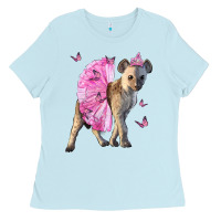 Baby Blue Baby Hyena With Tutu Ladies Tee - LillyAllenDesigns