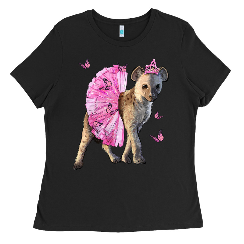 Baby Hyena With Tutu Ladies Tee by LillyAllenDesigns | Teevron