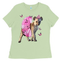 Matcha Baby Hyena With Tutu Ladies Tee - LillyAllenDesigns