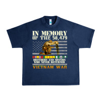 Navy Vietnam War Veterans US Memorial Day In The Memory Of 58479 38 Urban Heavy Tee - PixelWave