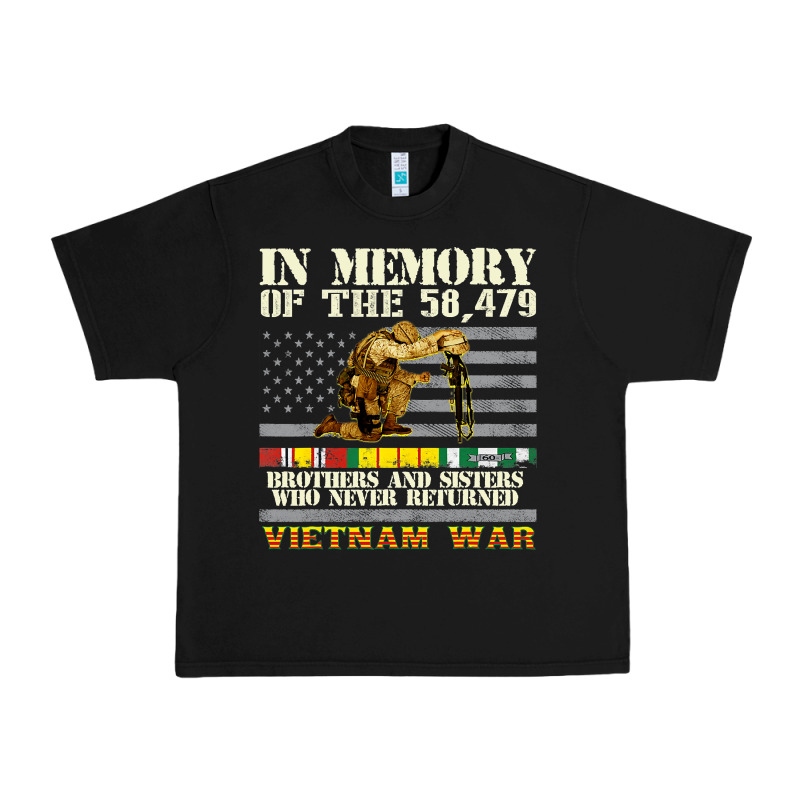 Vietnam War Veterans Us Memorial Day In The Memory Of 58479 38 Urban Heavy Tee by PixelWave | Teevron