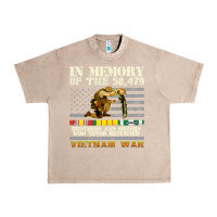French Oak Vietnam War Veterans US Memorial Day In The Memory Of 58479 38 Urban Heavy Tee - PixelWave