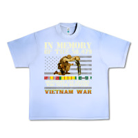 Grape Ice Vietnam War Veterans US Memorial Day In The Memory Of 58479 38 Urban Heavy Tee - PixelWave