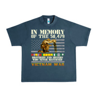 Midnight Navy Vietnam War Veterans US Memorial Day In The Memory Of 58479 38 Urban Heavy Tee - PixelWave