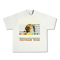 Pistachio Vietnam War Veterans US Memorial Day In The Memory Of 58479 38 Urban Heavy Tee - PixelWave