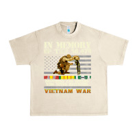 Sandshell Vietnam War Veterans US Memorial Day In The Memory Of 58479 38 Urban Heavy Tee - PixelWave