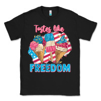 Black Tastes like freedom 4th of July Classic Tee - FaDigitalArtStudio