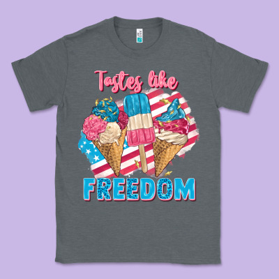 Tastes Like Freedom 4th Of July Classic Tee Designed By Fadigitalartstudio