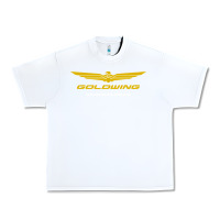 White goldwing Urban Heavy Tee - PixelWave