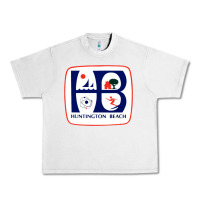 Lunar Rock Coat of arms of Huntington Beach Urban Heavy Tee - PixelWave