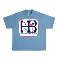 Pebble Blue Coat of arms of Huntington Beach Urban Heavy Tee - PixelWave