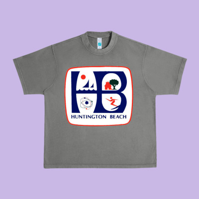 Coat Of Arms Of Huntington Beach Urban Heavy Tee Designed By Pixelwave
