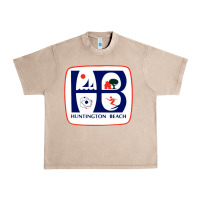 French Oak Coat of arms of Huntington Beach Urban Heavy Tee - PixelWave