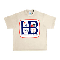 Sandshell Coat of arms of Huntington Beach Urban Heavy Tee - PixelWave