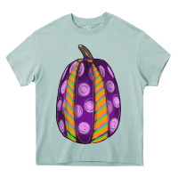 Arona watercolor halloween pumpkin Heavy Core Tee - RanaPortraitStore