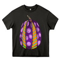 Asphalt watercolor halloween pumpkin Heavy Core Tee - RanaPortraitStore