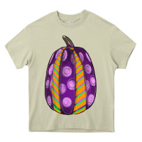 Mossy watercolor halloween pumpkin Heavy Core Tee - RanaPortraitStore