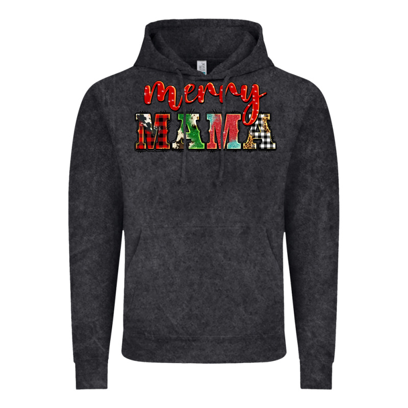 Christmas Merry Mama Vintage Hoodie by BarkalooDesign | Teevron