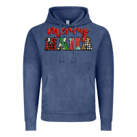 Vintage Denim Christmas merry mama Vintage Hoodie - BarkalooDesign