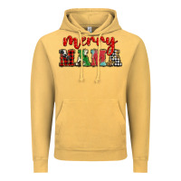 Vintage Mustard Christmas merry mama Vintage Hoodie - BarkalooDesign
