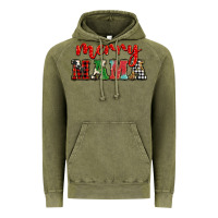 Vintage Olive Christmas merry mama Vintage Hoodie - BarkalooDesign