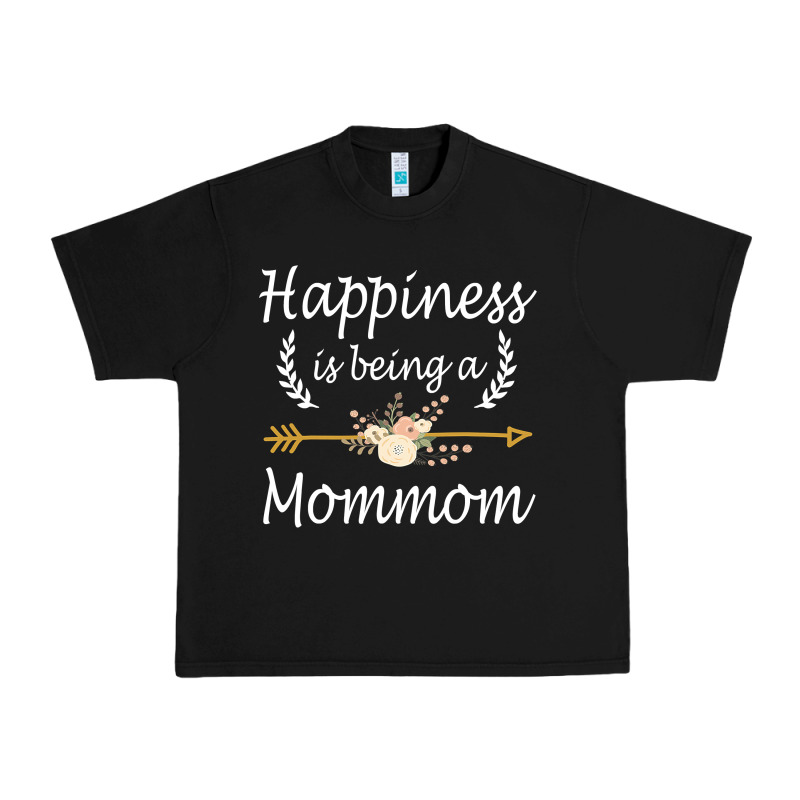 Happiness Is Being A Mommom  Cute Mothers Day Gifts Urban Heavy Tee by PixelWave | Teevron