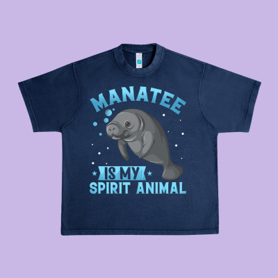 Manatee Gifts Urban Heavy Tee Designed By Pixelwave