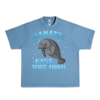 Pebble Blue manatee gifts Urban Heavy Tee - PixelWave