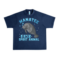 Navy manatee gifts Urban Heavy Tee - PixelWave
