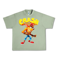 Oil Green crash bandicoot Urban Heavy Tee - PixelWave