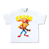 White crash bandicoot Urban Heavy Tee - PixelWave