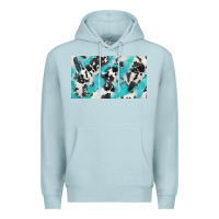 Blue Mist cowhide glitter  cup Premium Hoodie - BarkalooDesign
