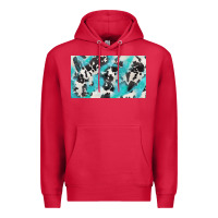 Cardinal cowhide glitter  cup Premium Hoodie - BarkalooDesign